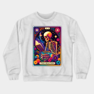 "The Reader" Funny Tarot Card Crewneck Sweatshirt